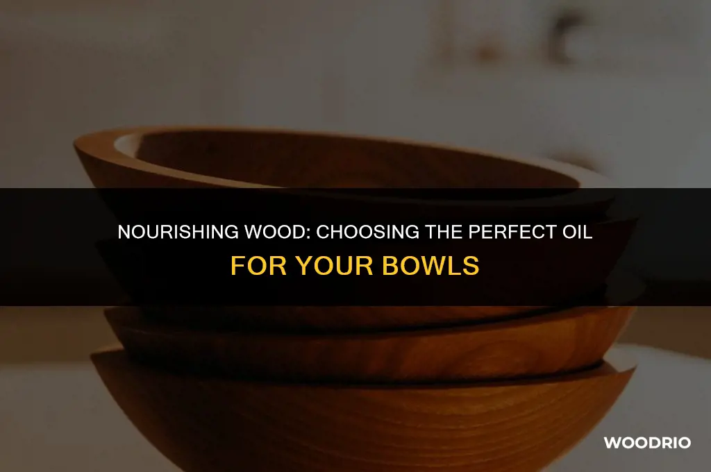 what is the best oil for wooden bowls