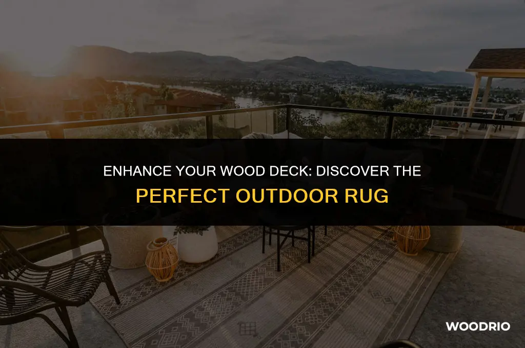 what is the best outdoor rug for a wood deck