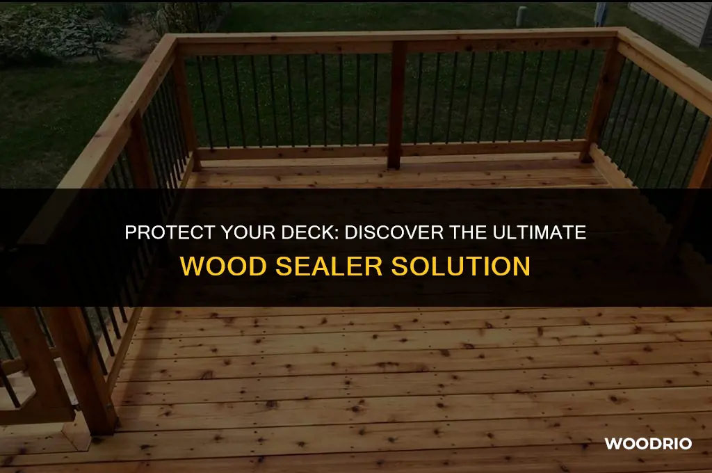 what is the best sealer for a wood deck