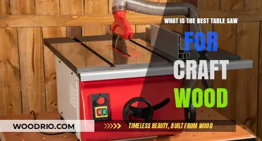 Top Craft Wood Table Saw: Precision Cutting for DIY Enthusiasts