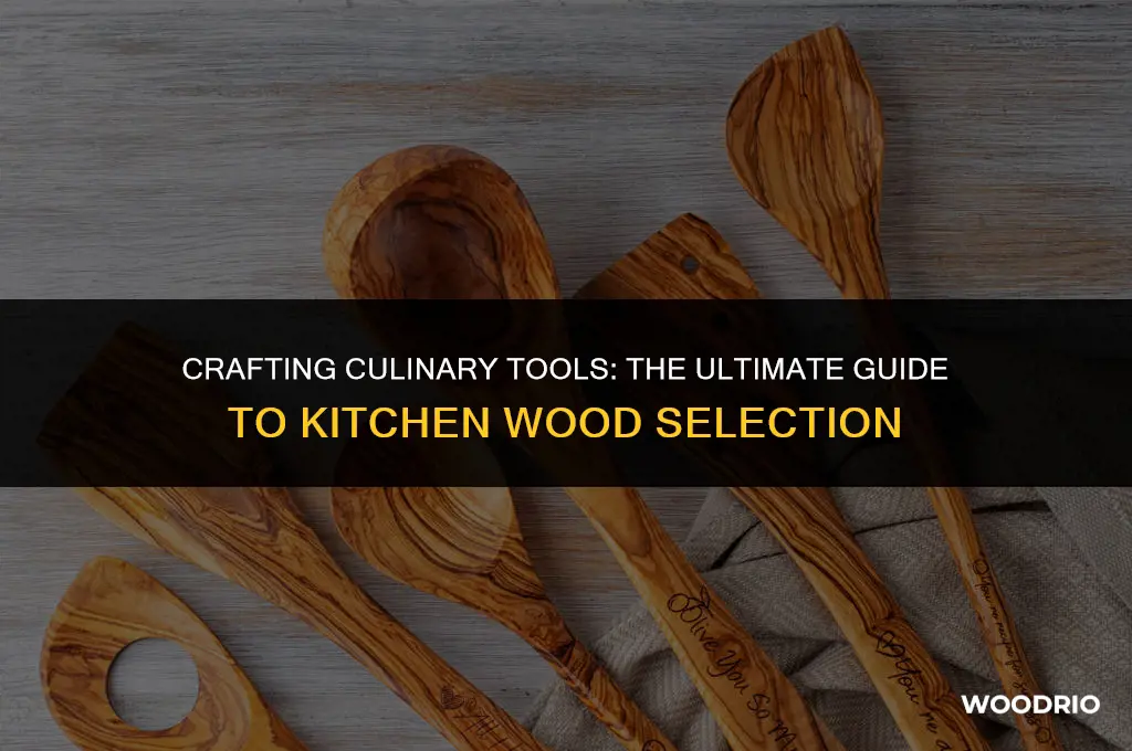 what is the best type of wood for kitchen utensils