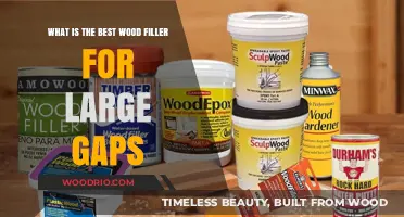 Expert Guide: Choosing the Perfect Wood Filler for Large Gaps