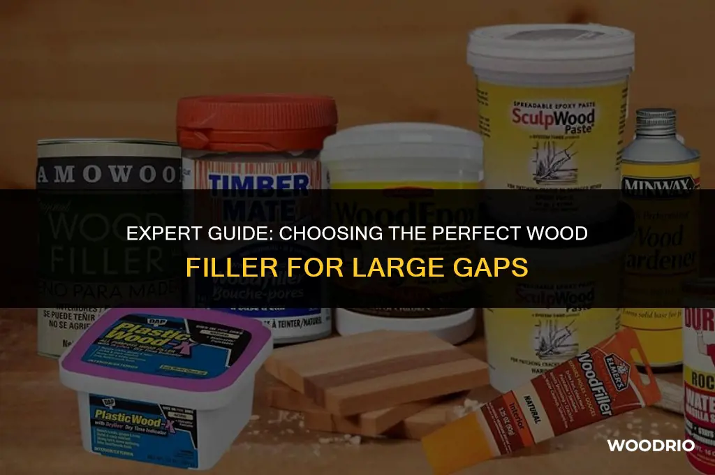 what is the best wood filler for large gaps