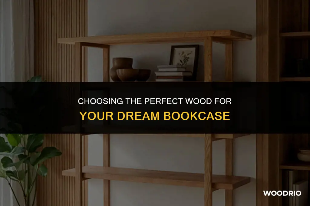 what is the best wood for a bookcase