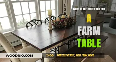 Choosing the Perfect Wood for Your Rustic Farm Table