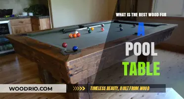 Choosing the Perfect Wood for Your Pool Table: A Comprehensive Guide