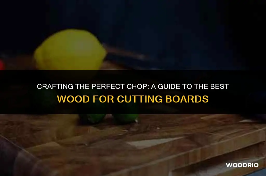 what is the best wood for chopping boards