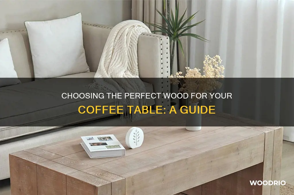 what is the best wood for coffee tables