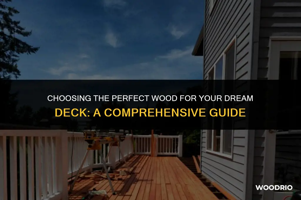 what is the best wood for decks