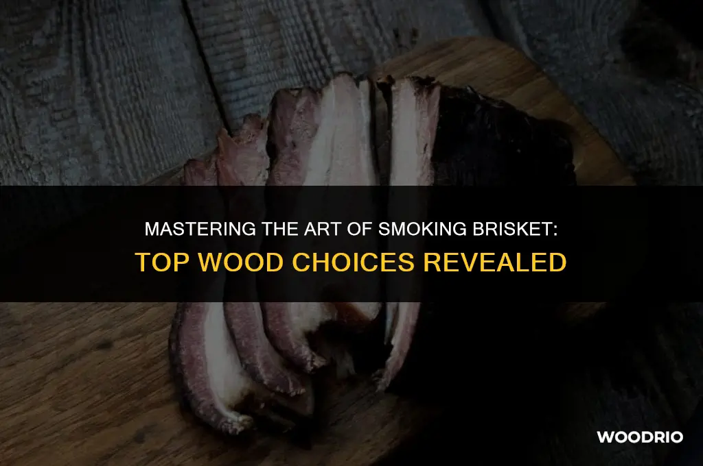 what is the best wood for smoking brisket