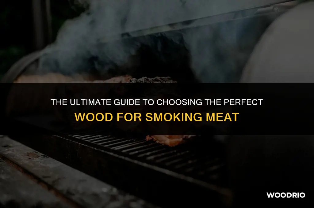 what is the best wood for smoking meat