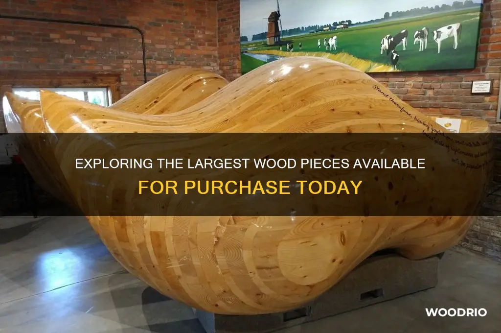 what is the biggest piece of wood youcan buy