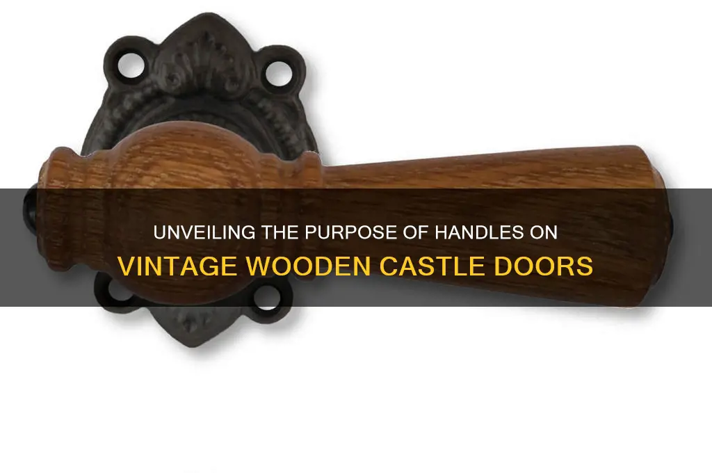 what is the handle on old wooden castle dors