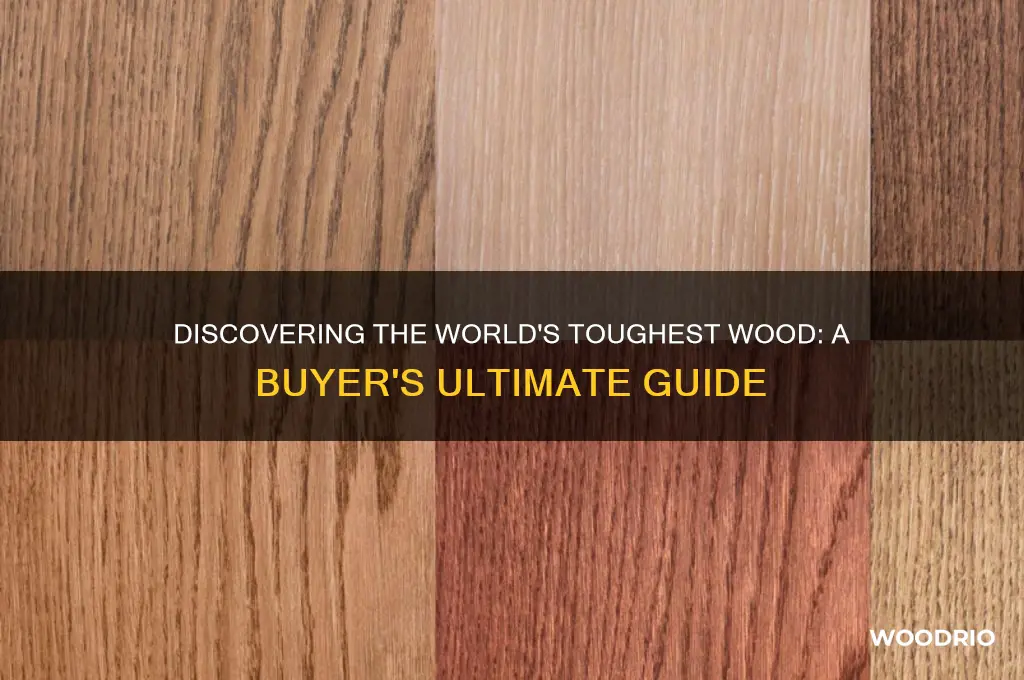 what is the hardest wood you can buy