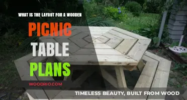 DIY Wooden Picnic Table Plans: Layout Guide for Perfect Outdoor Dining