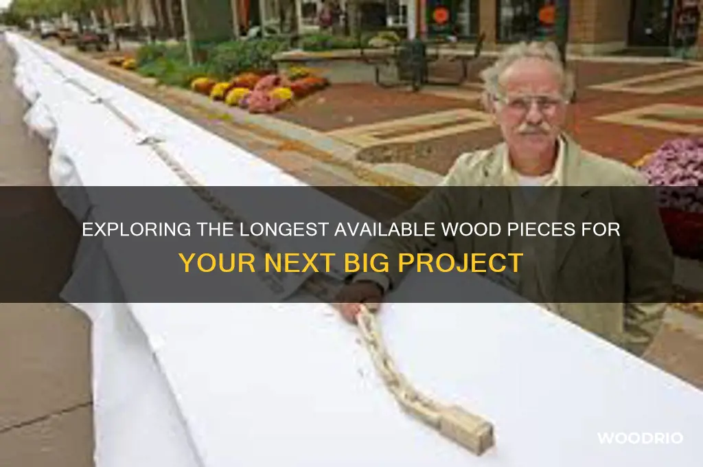 what is the longest piece of wood you can buy