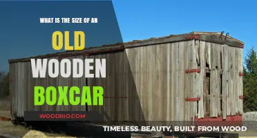 Exploring the Dimensions of Vintage Wooden Boxcars: A Size Guide