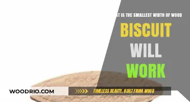 Precision in Woodworking: Determining the Ideal Minimum Width for Wood Biscuits