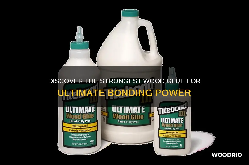 what is the strongest wood glue you can buy