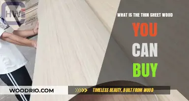 Understanding Thin Sheet Wood: Types, Uses, and Where to Buy