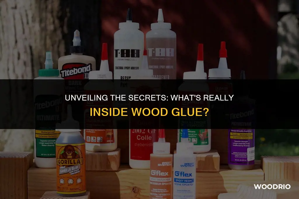what is wood glue made of