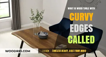 Elegant Curved Edge Wood Table Styles and Their Unique Names