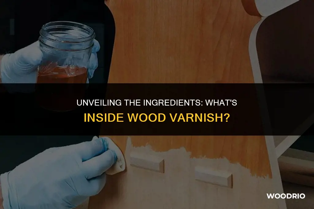 what is wood varnish made of