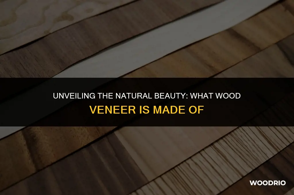 what is wood veneer made of