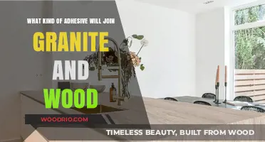 Bonding Beauty: The Perfect Adhesive for Granite and Wood