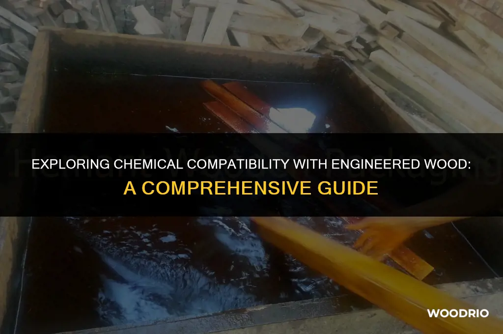 what kind of chemical will interact with engineering wood