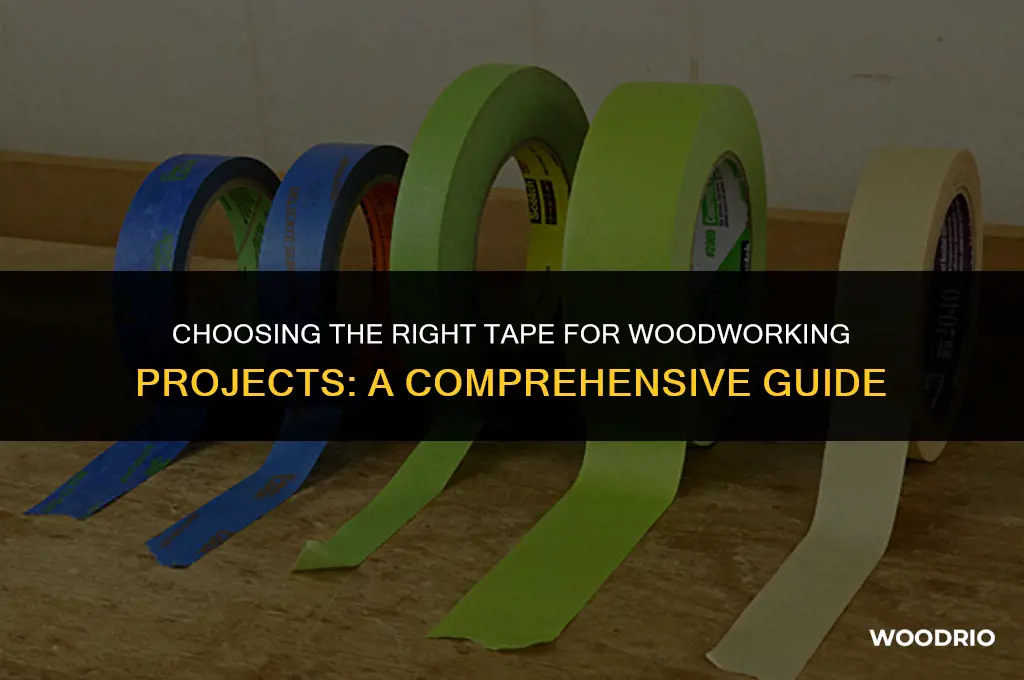 what kind of tape will stick to wood