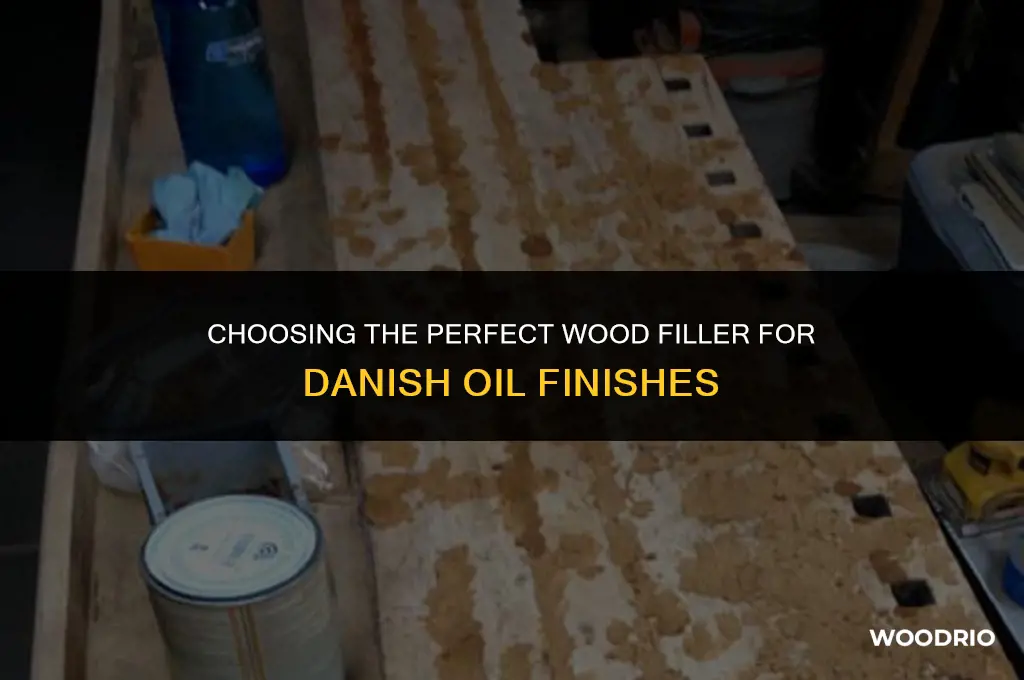 what kind of wood filler will take danish oil