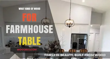 Choosing the Perfect Wood for Your Rustic Farmhouse Table