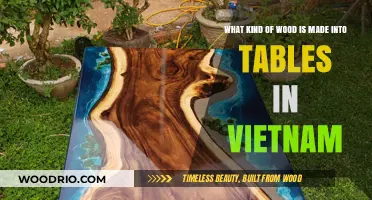 Discover Vietnam's Favorite Woods for Crafting Stunning Tables