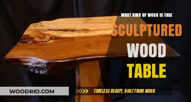 Identifying the Wood Species of Your Sculptured Table Masterpiece