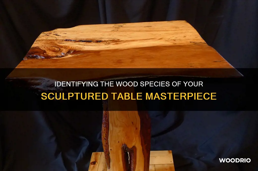 what kind of wood is this sculptured wood table