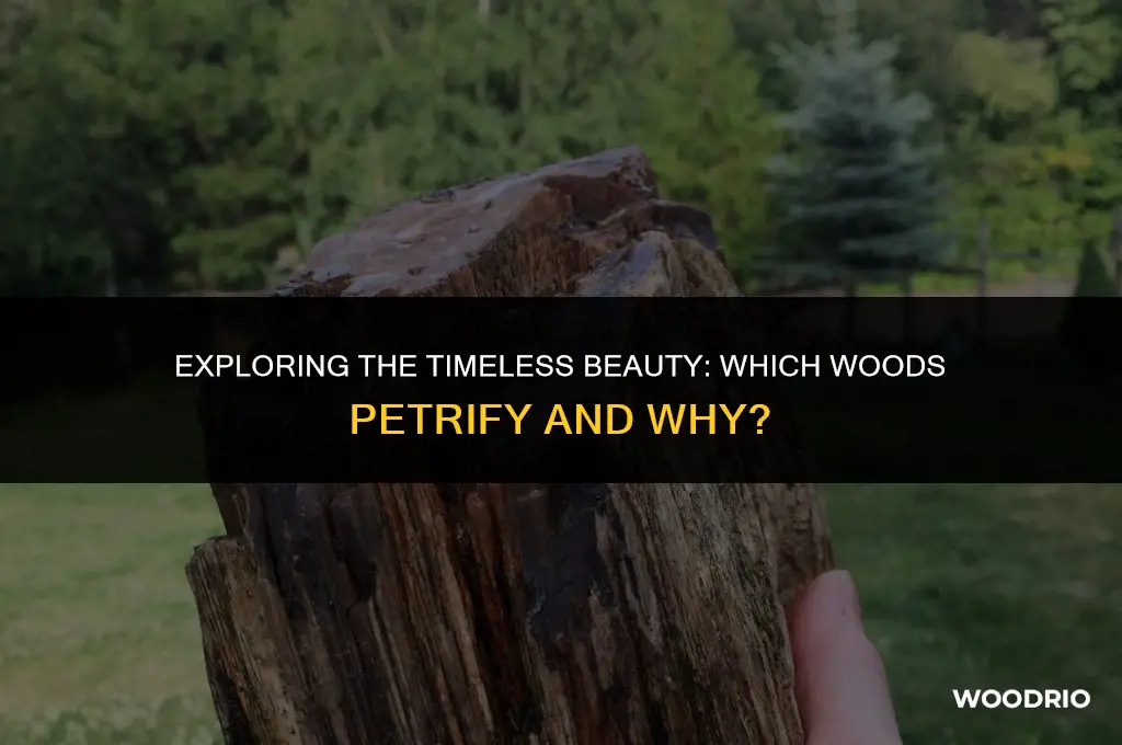 Petrify Effect Exploring The Timeless Beauty: Which Woods Petrify And Why? | WoodRio
