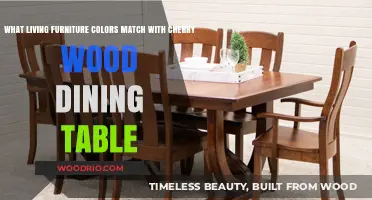 Cherry Wood Dining Table: Best Living Furniture Colors to Complement
