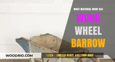 Exploring the Traditional Materials of Vintage Wooden Wheelbarrows