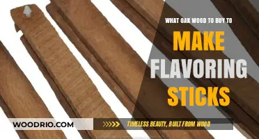 Choosing the Best Oak Wood for Crafting Flavoring Sticks