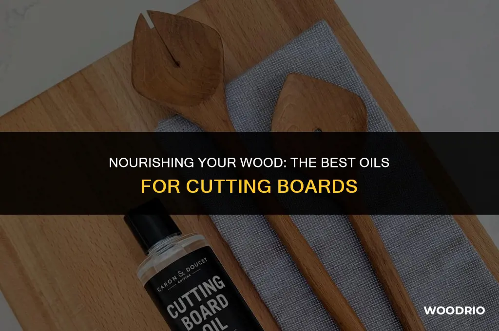 what oil is good for wooden cutting boards