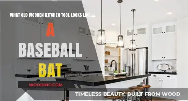 Unveiling the Baseball Bat-Shaped Wooden Kitchen Tool: A Culinary Relic