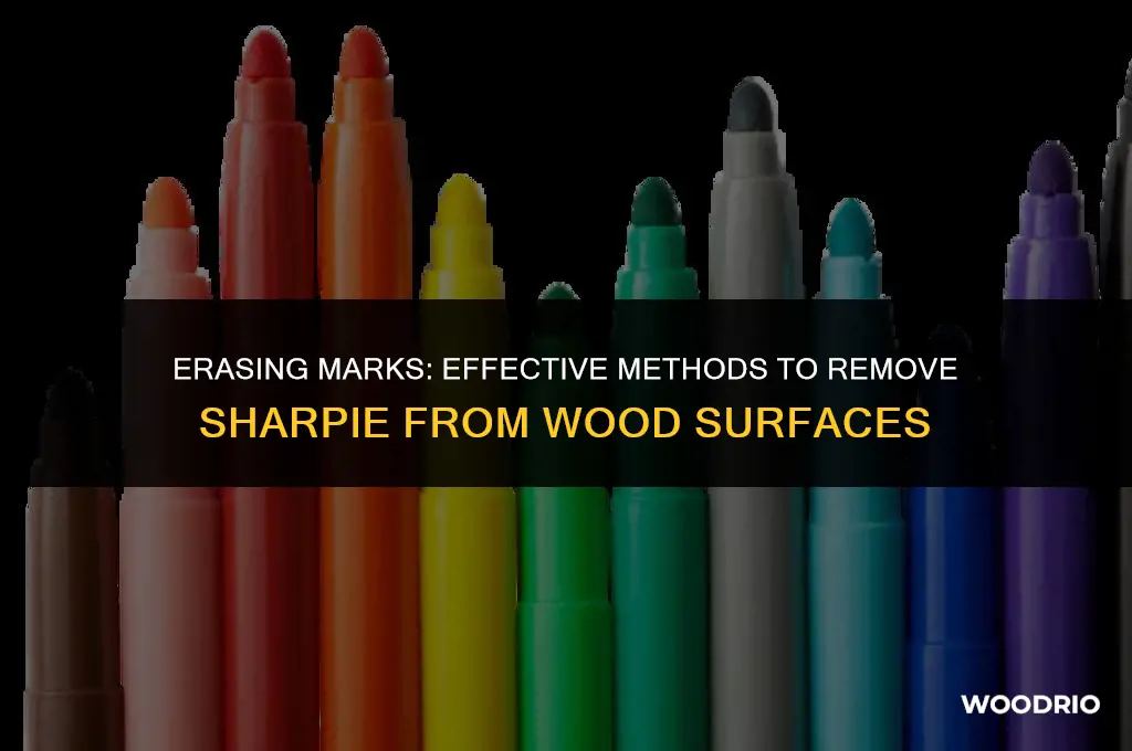 what removes sharpie from wood