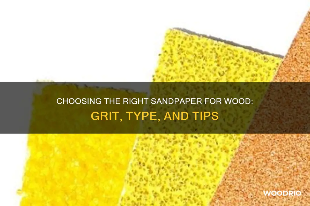 what sandpaper to buy for wood