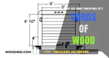 Hauling Wood: Choosing the Right U-Haul Trailer Size for 2 Cords