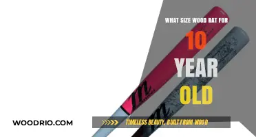Choosing the Perfect Wood Bat Size for Your 10-Year-Old