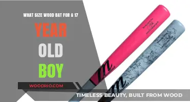 Choosing the Right Wood Bat Size for 17-Year-Old Players