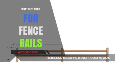 Choosing the Right Wood Size for Durable Fence Rails