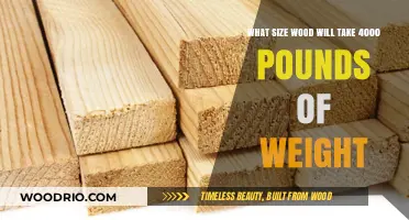 Choosing the Right Wood Size to Support 4000 Pounds: A Comprehensive Guide