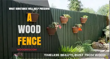 Protecting Your Wood Fence: The Best Substances for Long-Lasting Preservation